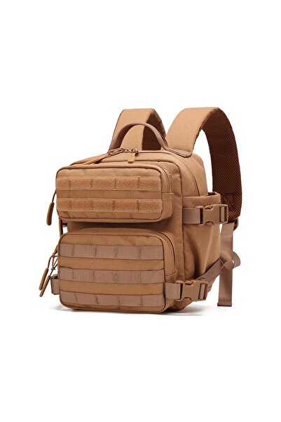 Choice حقيبة ظهر رياضية كاكي 9 لتر MOLLE، حقيبة الطوارئ الخارجية لمدة 3 أيام ...