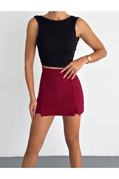 machiavelli FUSTA MINI-SHORT JACQUARD CU DUBLĂ FĂRĂ FĂRĂ