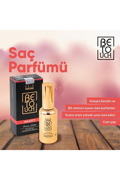 Be Touch Majesty Provitamin B5 Ve E Vitaminli Gün Boyu Kalıcı Saç Parfümü 50 ml