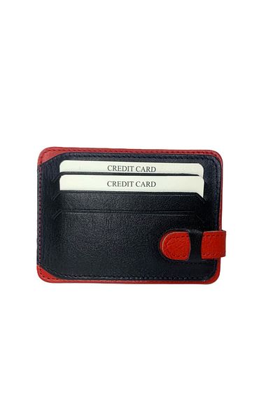 yavuz deri Genuine Leather Card Holder Wallet