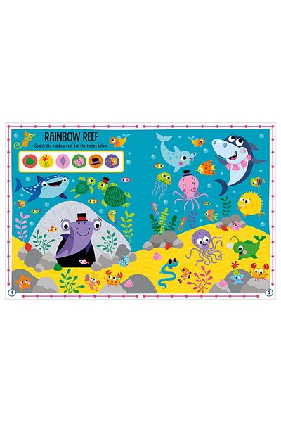 Make Believe Ideas Balloon Stickers Shark Reef Activity Book