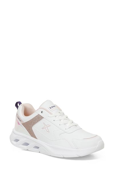 Kinetix FERGUS J G 4PR Pantofi sport albi pentru fete