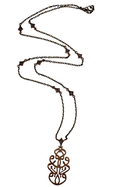 BETÜL ATİLLA Ya Vedud (aşk Ve Sevgi) Uzun Kolye -gri