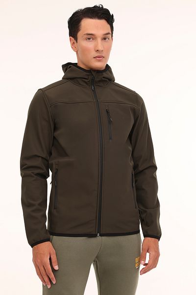 Kinetix Ml Basic Softshell 4Pr - Khaki Men's Softshell