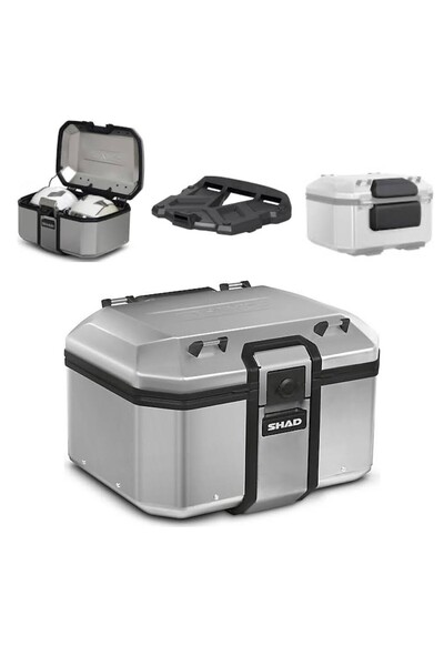 Shad TR48 TERRA ALÜMİNYUM ÇANTA NİKEL FULL TAKIM