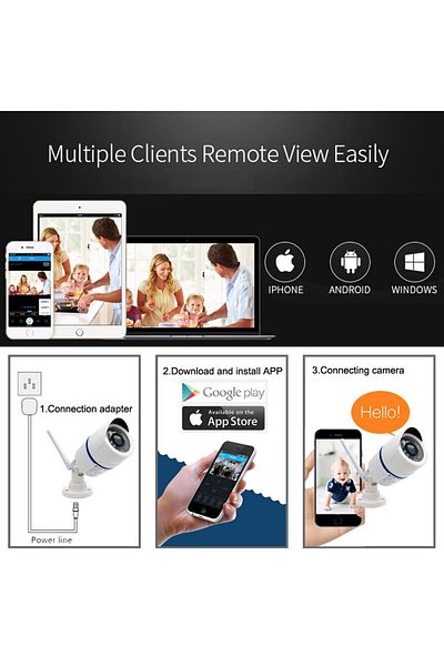 JIENUO 3.6mm European regulations 5MP Standard 5MP IP Camera Wifi Outdoor Waterproof Security Surveillance