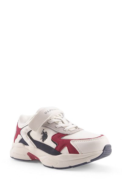 U.S. Polo Assn. Krenas Ptk 4Pr White Boy's Sports Shoes