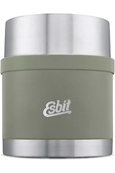 Mu Art Esbit Sculptor Stainless Steel Food Thermos, Stone Grey, 0.50 L