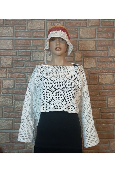 El örgüsü Ydr Design Hand Knitted Sweater