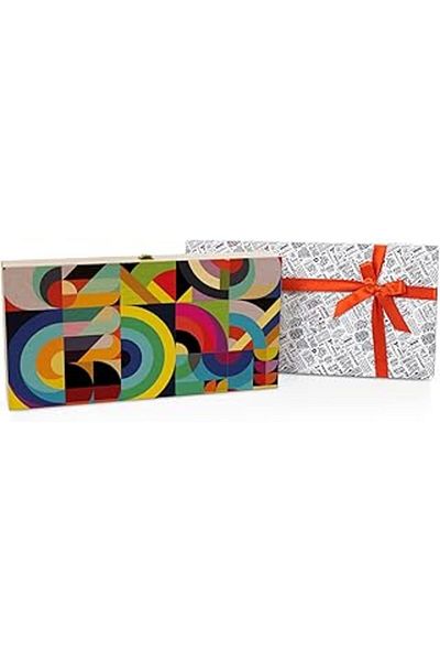 MCreative Handmade Backgammon Set with Retro Design