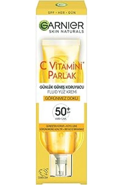 Mu Art Garnier Vitamin C Bright Sunscreen Fluid Face Cream 40ml
