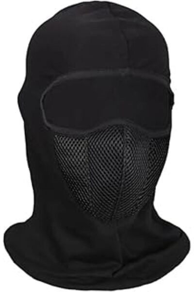 Genel Markalar Motorcular Için Yüz Maskesi, Soğuk, Rüzgar Ve Güneşten Yüz Kor...