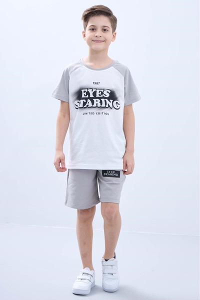 Mnk Baby&Kids Pamučni džersej Single jersey Štampano Letnji set šortsa M00734...