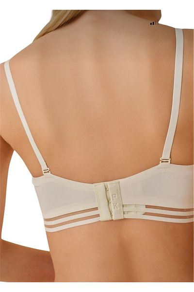 GCC İSTANBUL Laser Cut Women's Push-Up Supported Strapless Bra Suede Push up Bustier