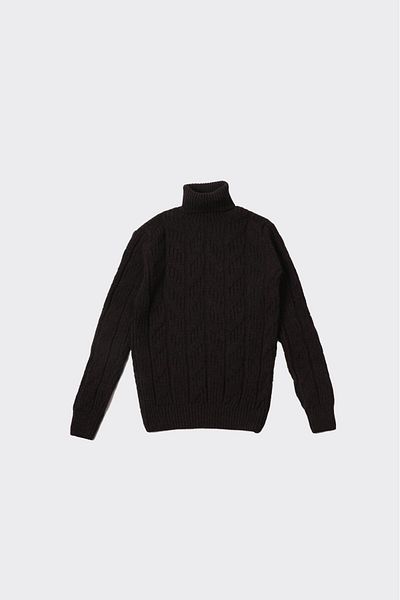 Kadir Büyükkaya Classic Style Full Turtleneck Men's Sweater-Kaw6902W