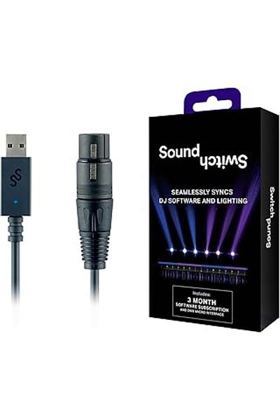 Mu Art Soundswitch Micro Dmx Micro Interface - Ultra-Compact USB Dmx Interface, 3 Months Free Soundswitch
