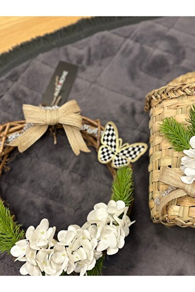 Marrone Απλά και κομψά αυθεντικά ανοιξιάτικα κλαδιά - Στολίδι για την πόρτα του καλαθιού