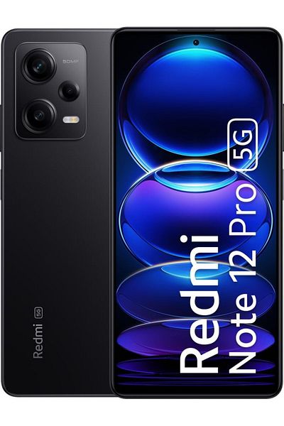Xiaomi Redmi Note 12 Pro 5G (Onyx Black, 12GB RAM, 256GB Storage)