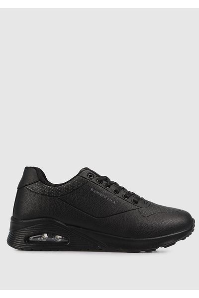 Hammer Jack 545-505z Monica Μαύρο Δερμάτινο Γυναικείο Sneaker