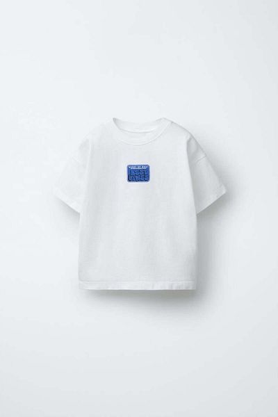 Magu Boy's Cotton White London Truck Printed T-Shirt - City Themed