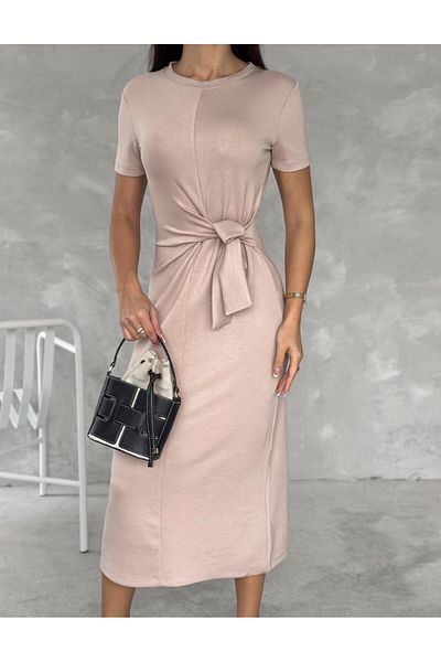 Butik Merrline Γυναικείο Oys Φόρεμα με μαλακή υφή με ζώνη