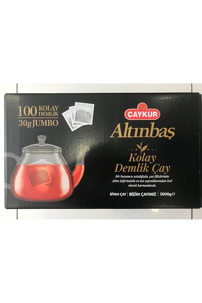 Çaykur Çaykur Altinbas Classic Black Easy Infuser 30G.100Pcs 3kg Jumbo Package
