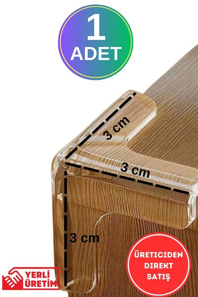 WAPPA 1 Piece Baby Kids Table - Edge Corner Protector