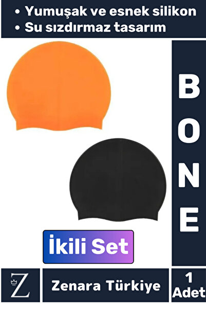 Zenara Vodootporno Elastična mekana kapa za plivanje u bazenu i moru Elastičn...