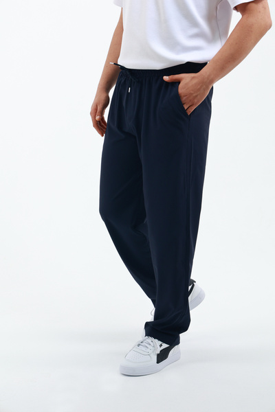 OXVİN Cushy Cool Men's Oversize Loose Cut Parachute Pants, Gabardine Wide Loose Leg Baggy Pants