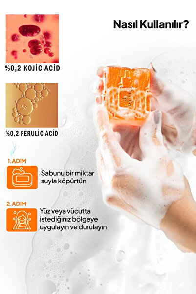 JADELL Kojik & Ferulik Asit Özlü Leke Ve Kararma Karşıtı Sabun