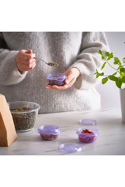 IKEA Food Container With Lid, Lilac, 70 ml