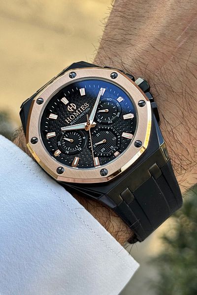 Homies Men's Wristwatch 2 Year Warranty, Gift Box and Bracelet