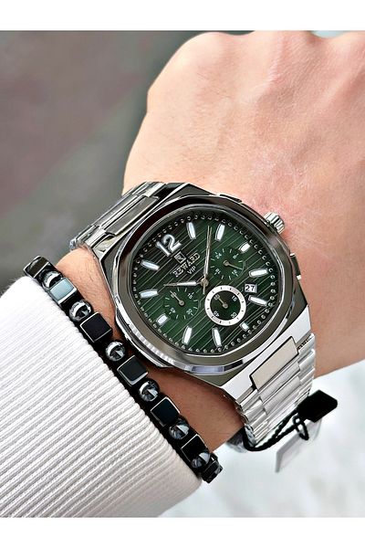 Reward Silver Color Functions Active Square Model Men's Wrist Watch + Bracelet
