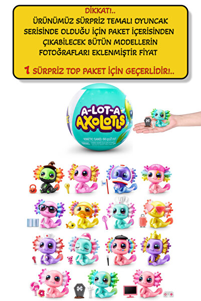 TOYFEST 1 ADET - Mini Brands Axolotls Sürpriz Paket - 1 ADET