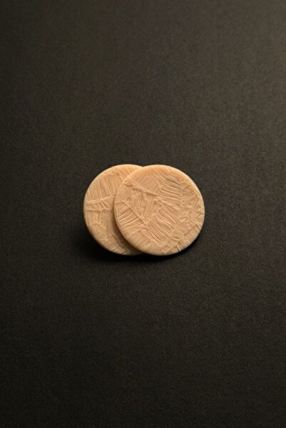 thecolourfully أقراط لونا - وردي شاحب (بوليمر كلاي - أقراط أظافر، صناعة يدوية)