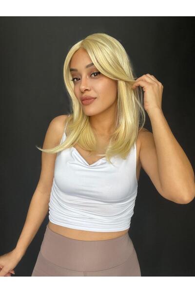 Suzan Peruk Gerçek Saç dokusunda Fiber Medikal Peruk.Ense kısmında ayarlama k...