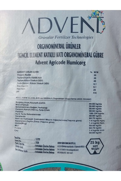 karaoğlan tarım Leonardit Taban Gübresi Köklendirici 25kg (30 Humik Fulvik As...