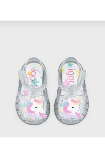 IGOR S10309 Σανδάλια για κορίτσια Tobby Unicornio Silvery Grey
