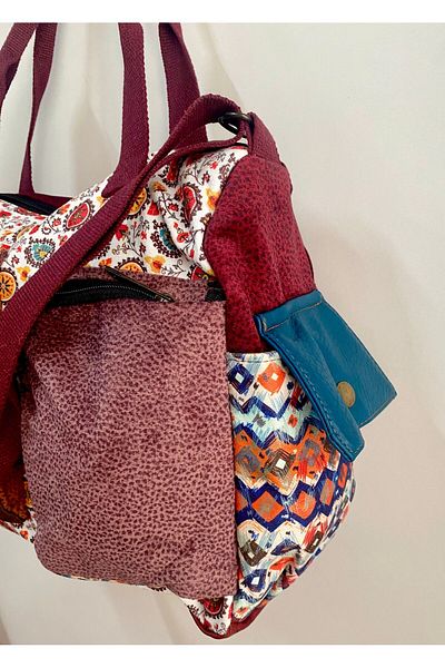 Street Bag Patchwork Ethnic Αυθεντική Bohemian Shoulder Bag Τσάντα χειρός Καθημερινή χρήση Ταξιδιωτική χρήση Τσάντα Messenger