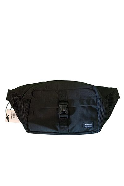 Jack & Jones Ashford Mesh Freebag Black Men's Waist Bag12233476