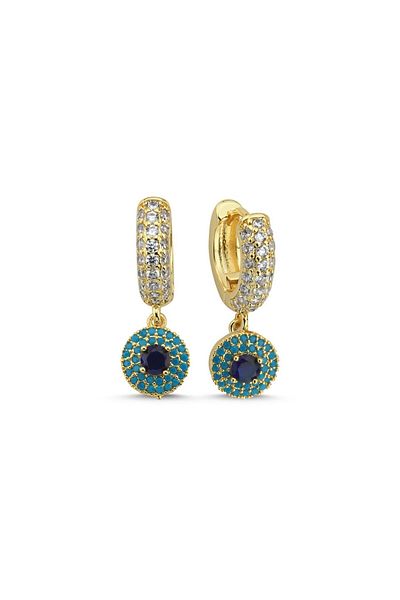 CHARMLUCKY Special Series Stone Evil Eye Earrings
