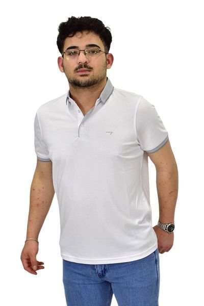 Raymons Men's Polo Neck Mercerized T-Shirt T3000 Bgl-St04533