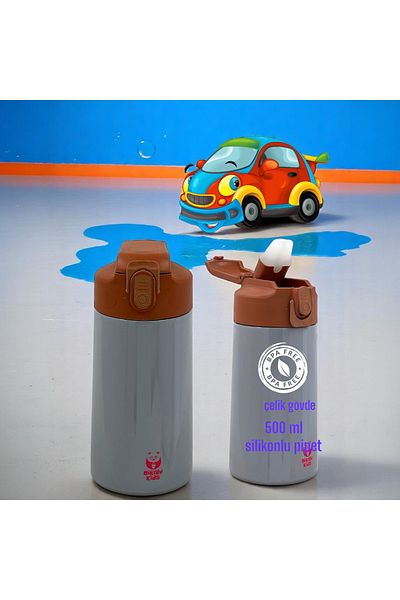 CEM HOME Stainless 304 Steel Silicone Gasket Leakproof Flask 500 ml