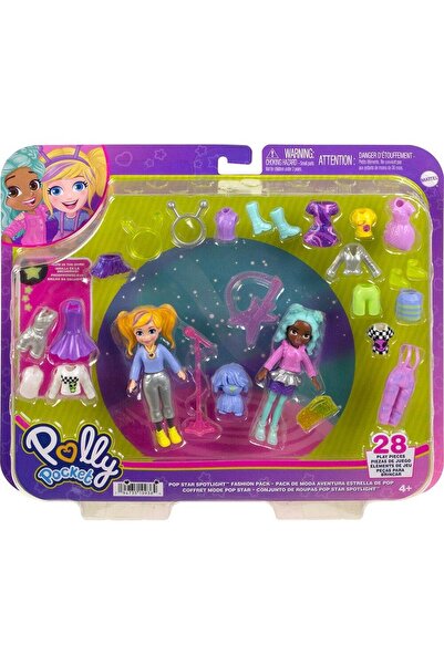 Polly Pocket ve Arkadaşları Farklı Moda Aksesuarları Oyun Setleri HNF51-HKV97
