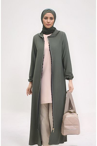 dilber fashion Ferace με κουκούλα