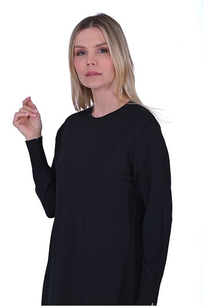 Invee INVEE 6930 Черна плетена рокля