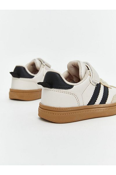 LC Waikiki Beige Lace and Velcro Baby Boy Sneakers Lcw Steps