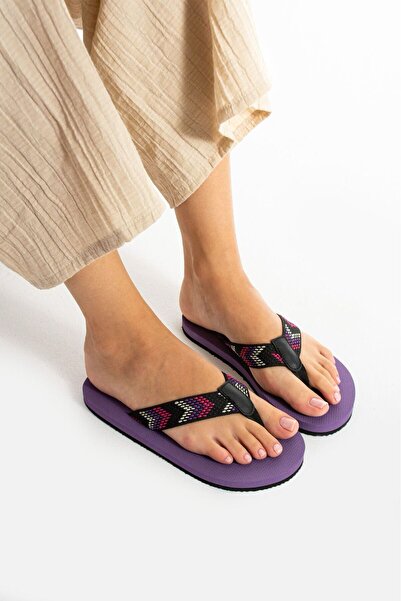 Sanart Shop Vibrant Colors Women's Fabric Basic Comfortable Flip Flops Does Not Hurt Pool Beach Slippers Flip Flops