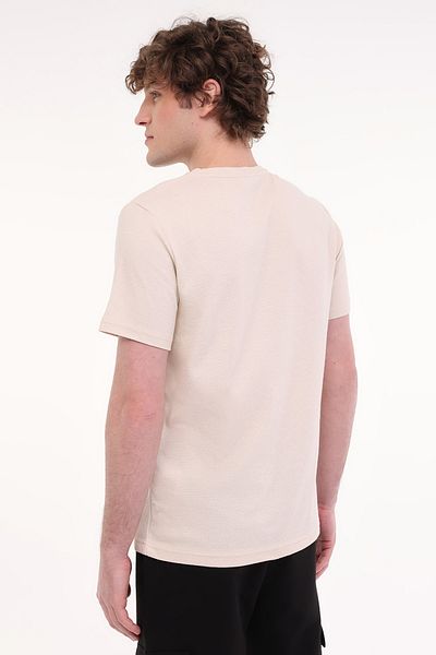 Kinetix Ανδρικό κοντομάνικο μπλουζάκι MB CZ JK 11BS101 5FX Beige