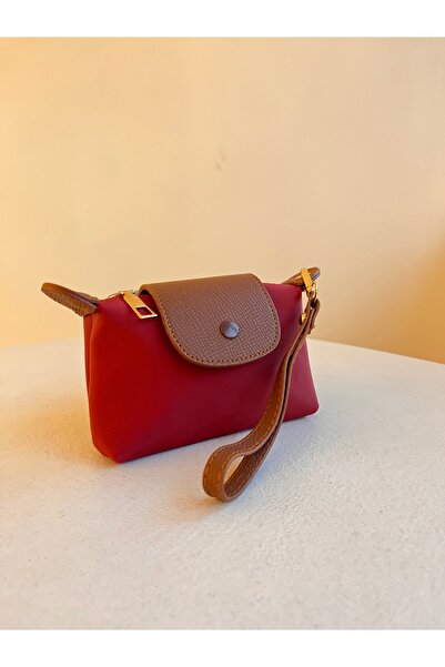 Sanart Shop Waterproof Mini Handbag with Leather Cover and Snap Fastener